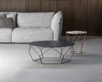 Arbor round coffee table ideal for both sofa front and sofa side positioning