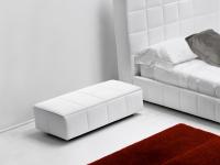 Squaring bedside table by Bonaldo with the Squaring bed from the same collection