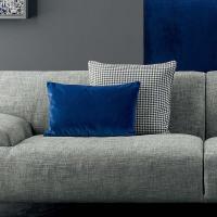 Pair of down cushions to match sofas of Bonaldo's collection