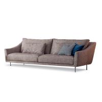 Skid sofa by Bonaldo with cylindrical tall legs