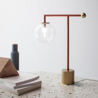 Bardot is a LED design table lamp by Bonaldo with minimal geometric structure