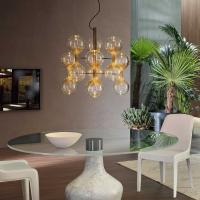  Sofì lamp by Bonaldo is perfect for a sophisticated dining room 
