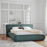 Fluff is a soft, down-padded bed by Bonaldo