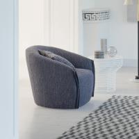 Bobo armchair with fabric cover