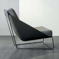 Alfie armchair with hide leather body