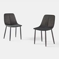 By chair by Bonaldo with grey brushed ash wood legs