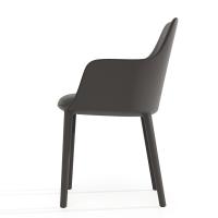 Side view of the armchair Itala by Bonaldo