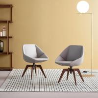 Stone is a modern swivel upholstered armchair by Bonaldo