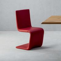 Venere upholstered chair with single structure