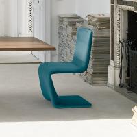 Venere upholstered chair with single structure