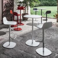 Bonnie adjustable and swivel stool with Clyde table