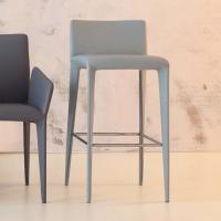 Upholstered stool with metal structure Filly Too by Bonaldo