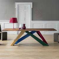 Big Table with coloured legs