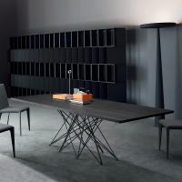Octa table perfect as a protagonist in elegant dining rooms or sophisticated living rooms