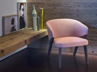 Lounge armchair Matilde perfect to create a relaxing or waiting area