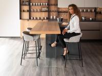 Just low-back kitchen stools 