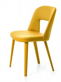 Example of the chair Vence with RAL lacquered finished legs