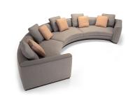 Franklin sofa by Borzalino consisting of 2 end pieces with armrests and a centre piece