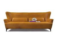 Harmony linear sofa cm 235 p.100 upholstered in Tuscania leather