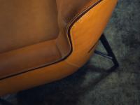 Close-up of the Grosgrain ribbon on single colour upholstery