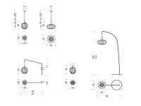 Lira lamp by Borzalino - models and measurements