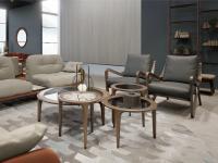 Taylor armchairs by Borzalino with the Ayton sofa from the same collection