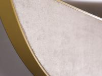 Brass profile detail and Elina velvet-covered part