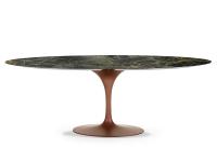 Saar oval table by Borzalino with table top in Port Laurent marble