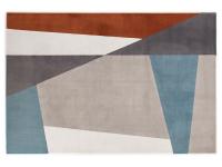 Detail of the geometric pattern of Alicante rug cm 240x160