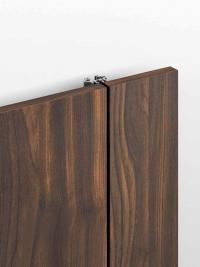 Horizon Lounge walk-in closet - of metal brackets (available in burnished aluminum or metallic lacquer)
