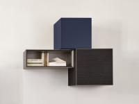 California wall-mounted storage cabinet in a composition with the California open elements