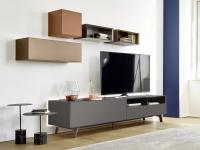 California wall-mounted storage cabinet, ideal for complementing TV stand furniture or wall units