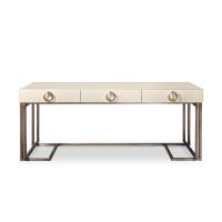 This luxury console table has a linear art deco design