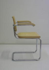 The Cesca B32 Chair by Marcel Breuer - model with armrests