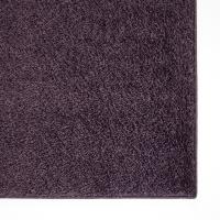 Coimbra aubergine rug with matchign matt nylon yarn edge