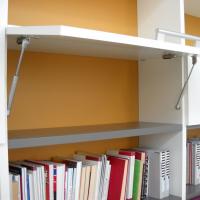 Almond Bookcase Accessories - drop-down door