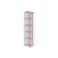 Custom Reductions for Almond Bookcase - Width