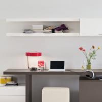 Almond custom cut shelf available in a wide selection of colours
