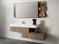 Bathroom furniture with open column Atlantic N79