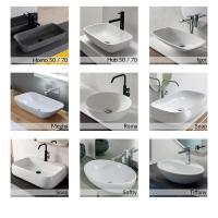 Atlantic D.50 bathroom vanity with countertop washbasin - Handle models