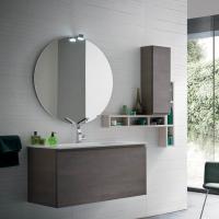 Bathroom vanity with 1 basket drawer of cm 95 d.50 - Special 216 Eastwood