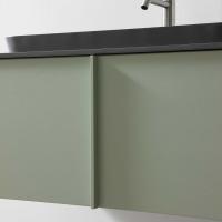 Washbasin cabinet with cod.16 handles in matching lacquer