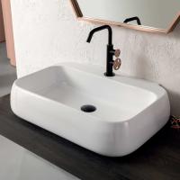 The Soap washbasin with mixer-tap hole positioned on the washbasin