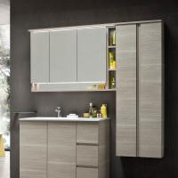 Atlantic Tall Boy bathroom cabinet - Special Melamine finish (finish not available) with recess-grip handles