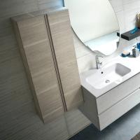 Atlantic Tall Boy bathroom cabinet - Special Melamine finish (finish not available) with recess-grip handles