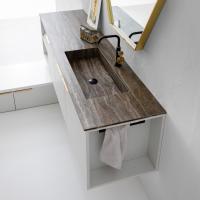 Gres stone top with 70cm integrated sink