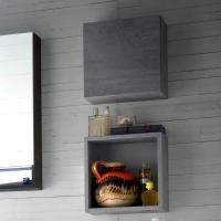 Atlantic / Frame open wall unit with Atlantic wall unit - both designed for bathrooms