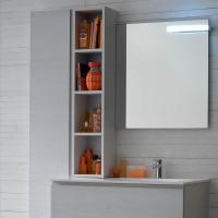 Atlantic / Frame open wall unit with 4 compartments