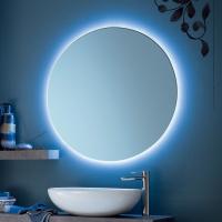 Round mirror called Sfera cm Ø 85 with Led Strip to create a beautiful light