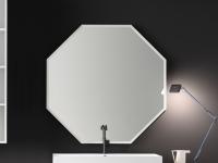 Borea wide octagonal mirror - cm 120 h.120